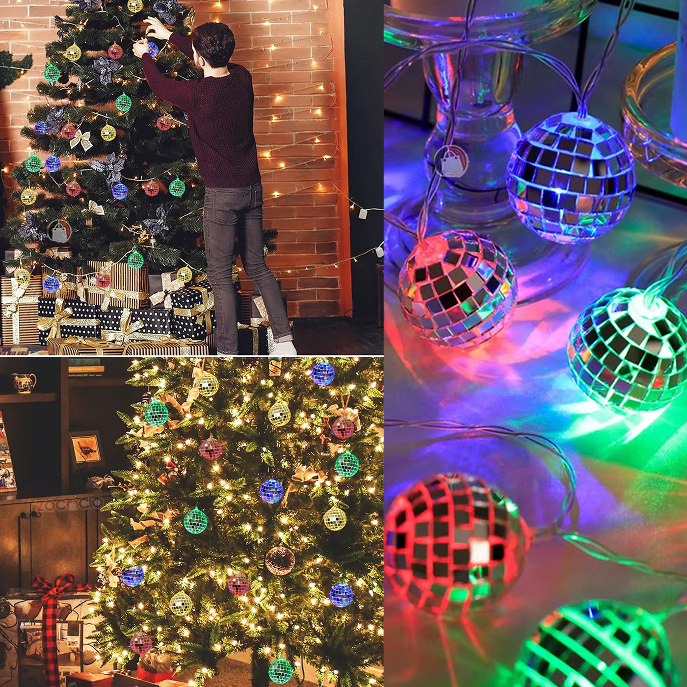 Miniatura 2 de Cadenas De Luces Led Bolas De Discoteca